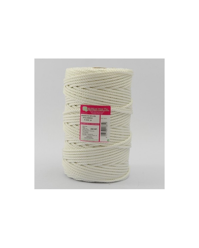 BOBINA GRANITO NYLON 6MM X 200M