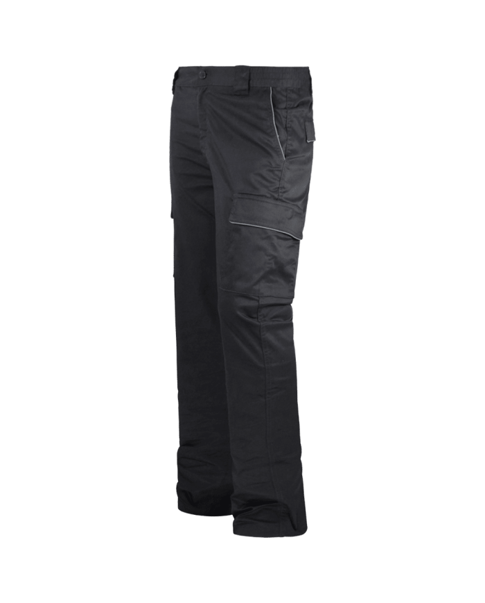 PANTALON ELASTICO MULTIBOLS.GRIS T/48