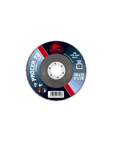 DISCO LAMINA PROCER 115 GR. 40 STAYER