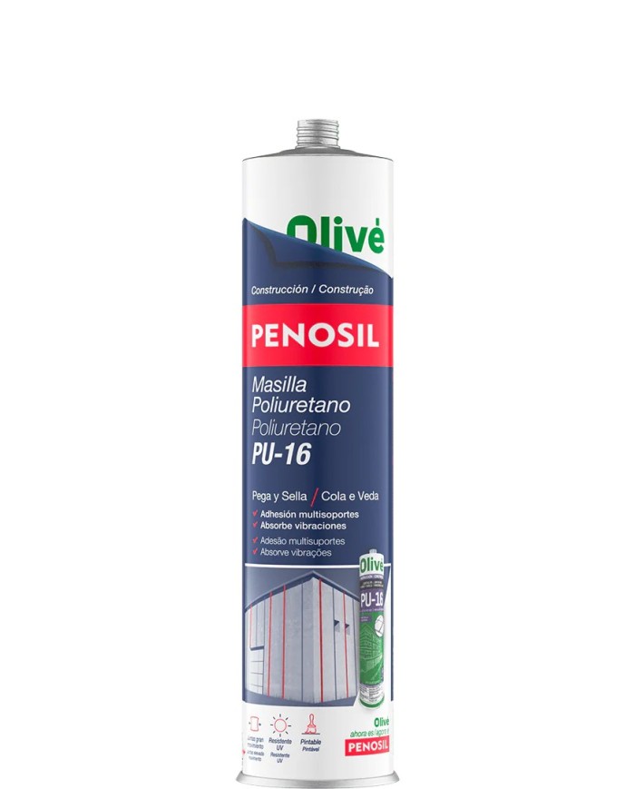 MASILLA PU-16 POLIURETANO GRIS 300 ML