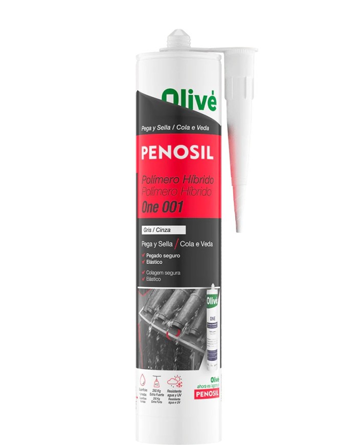 ADHESIVO POLIMERO ONE 290ML NEGRO